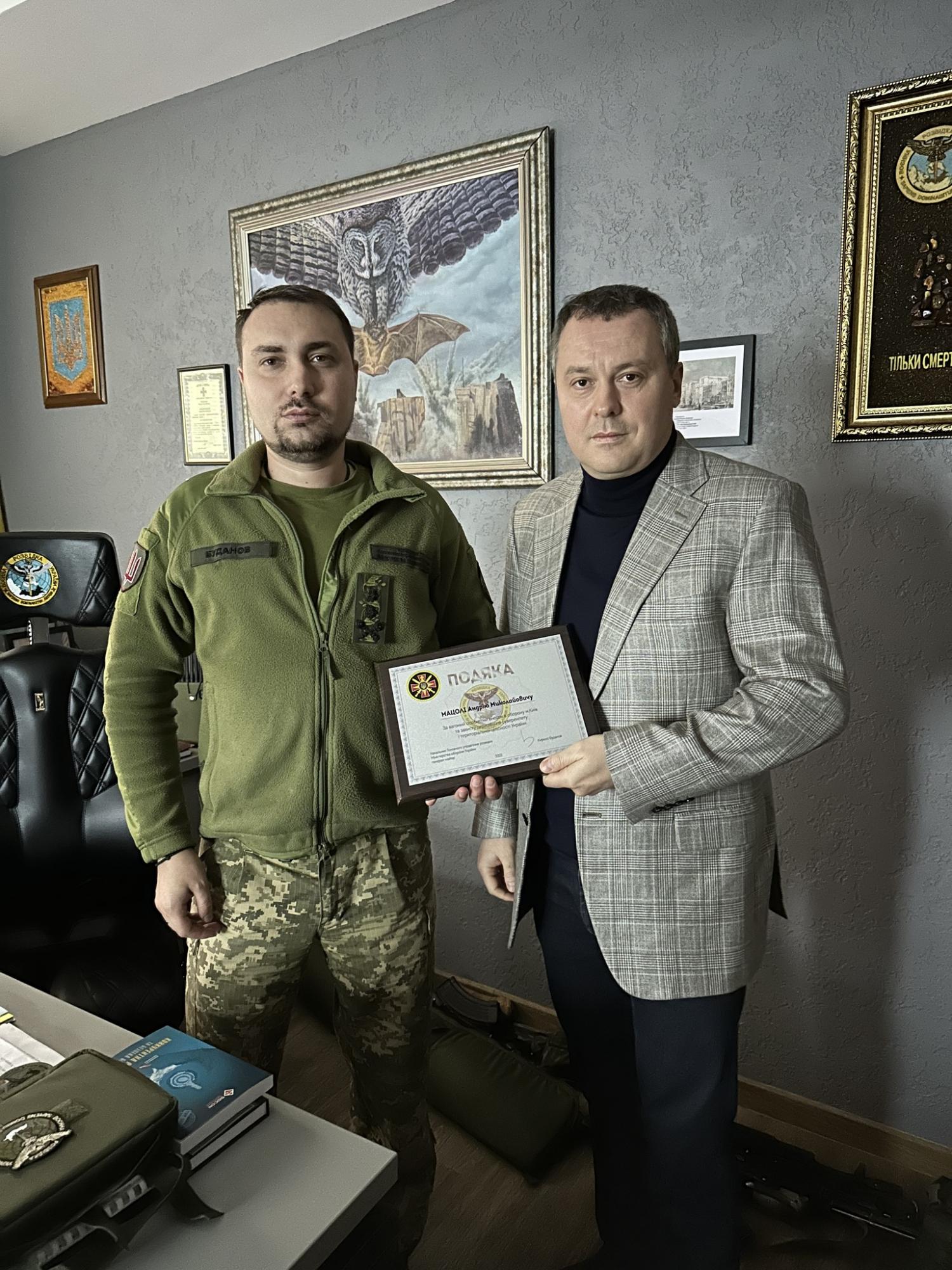 Народний тренер "Голосу країни" отримав подяку від Буданова: за що саме